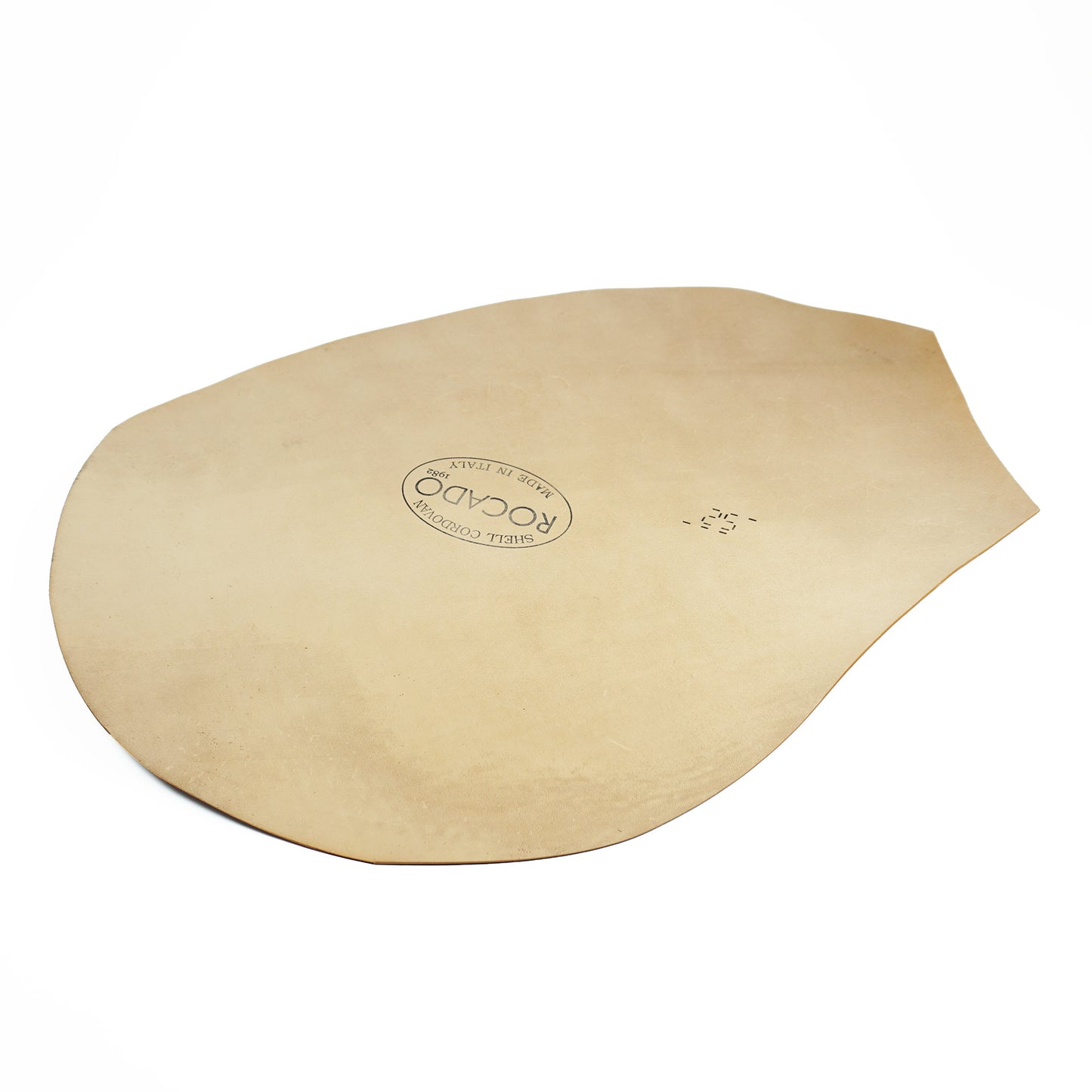 Rocado shell cordovan Classic finish color Cognac backside