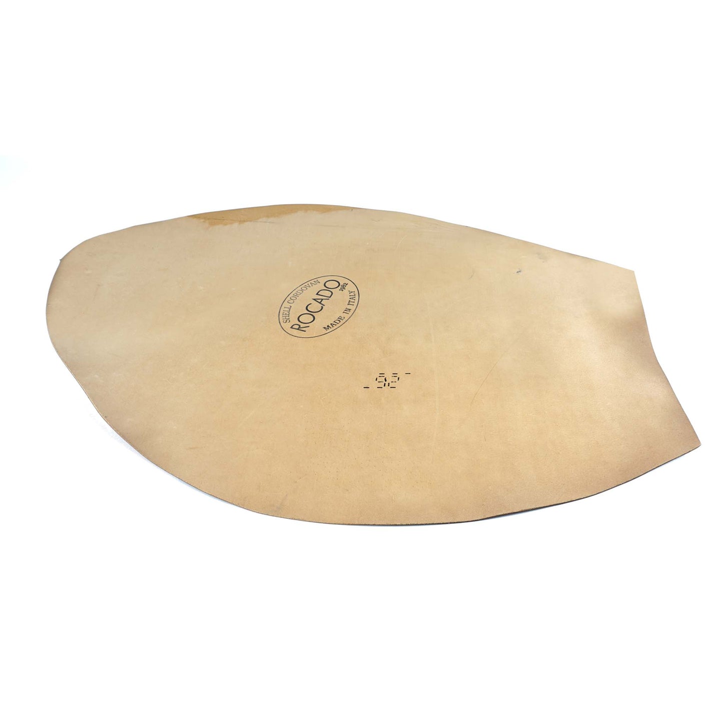 Rocado shell cordovan Classic finish color Dark Brown backside