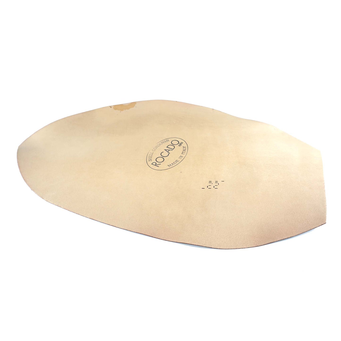 Rocado shell cordovan Classic finish color Dark Burgundy backside