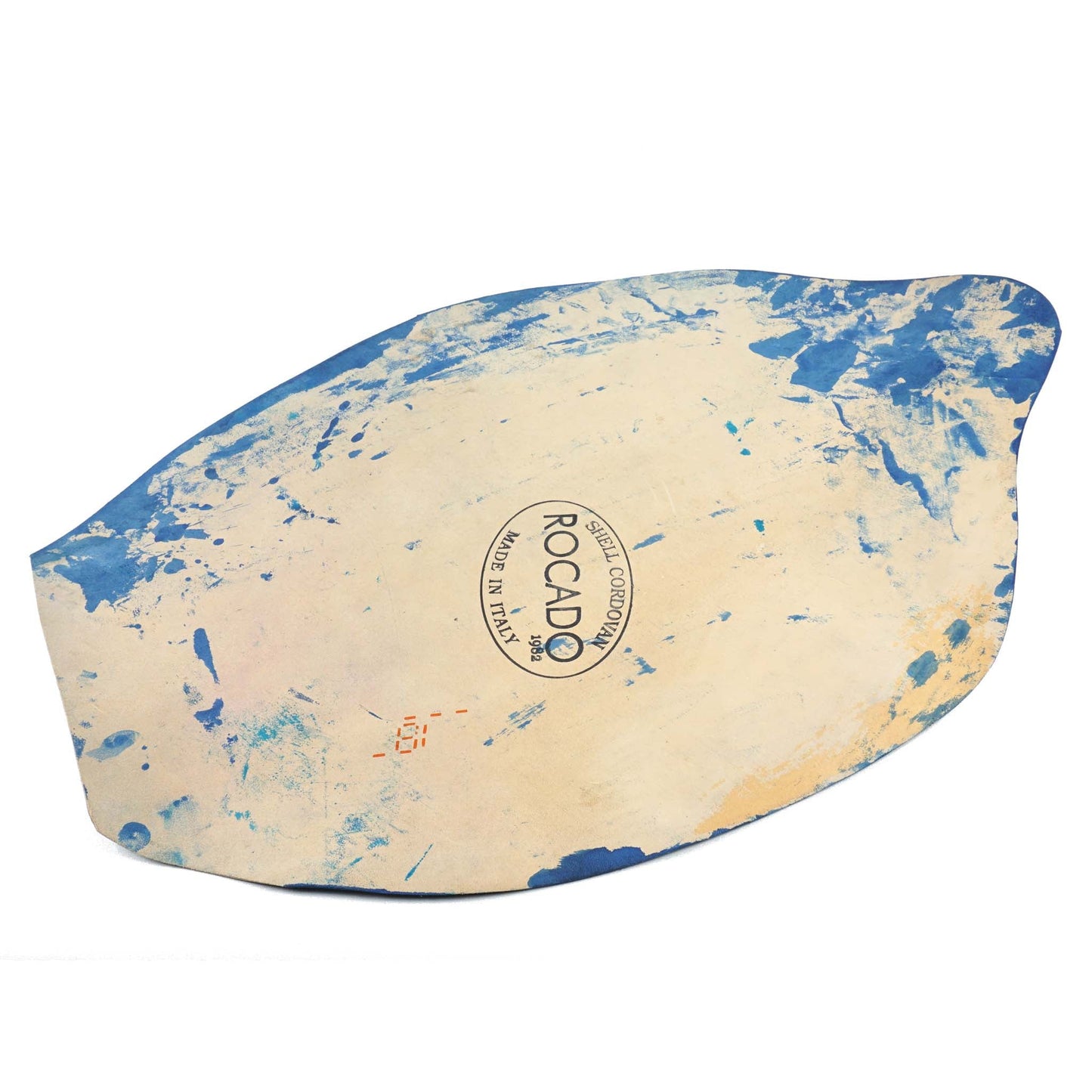 Rocado shell cordovan Marbled finish color Blue backside