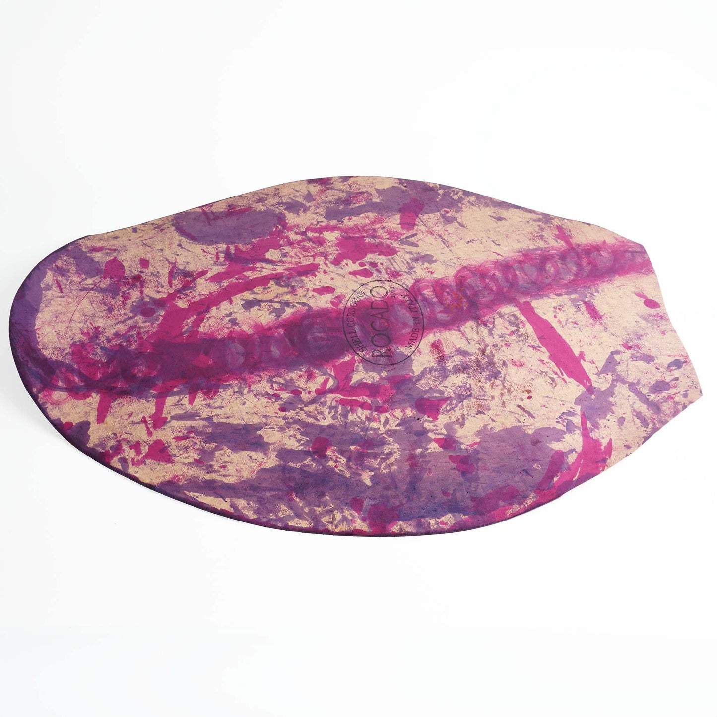 Rocado shell cordovan Marbled finish color Purple backside