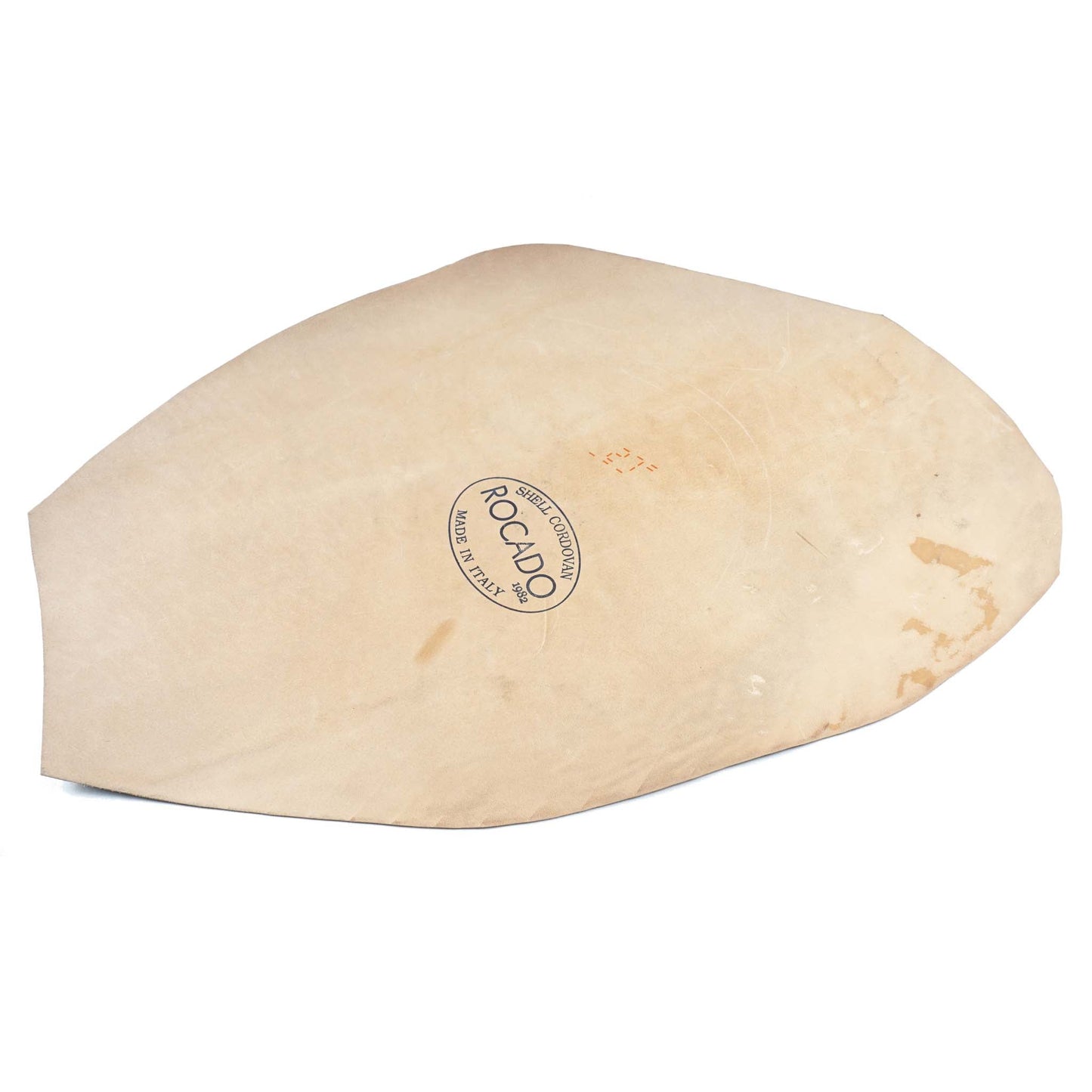 Rocado shell cordovan Museum finish color Brown backside