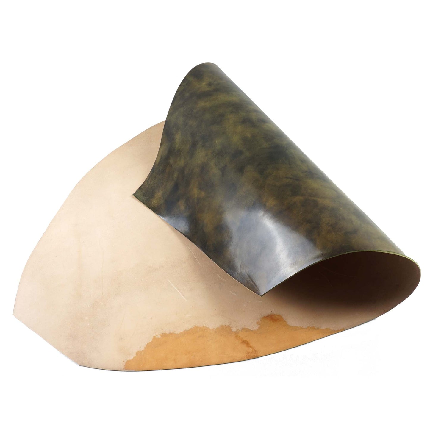 Rocado shell cordovan Museum finish color Green flipped