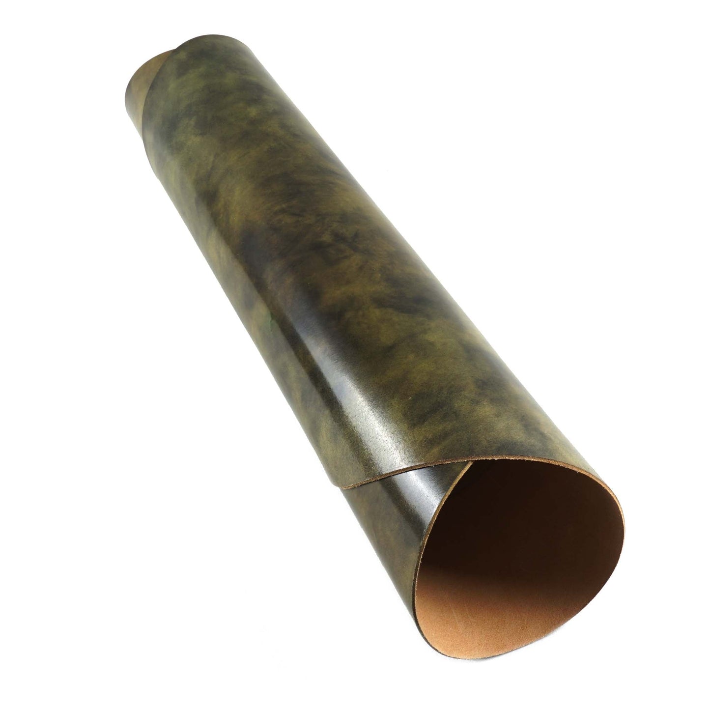 Rocado shell cordovan Museum finish color Green rolled