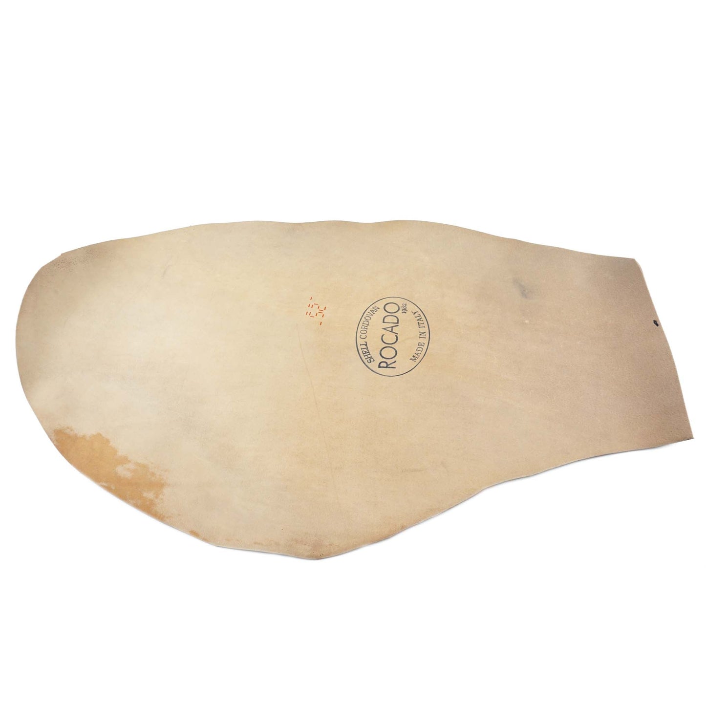 Rocado shell cordovan Classic finish color Medium Brown backside