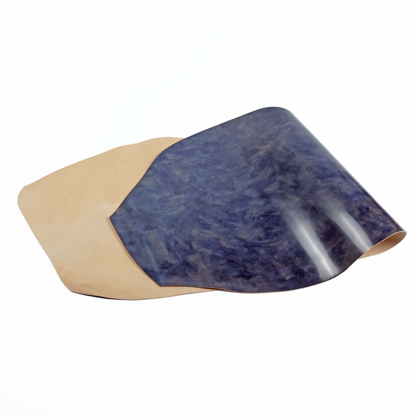 Rocado Double cordovan Museum color Blue flipped