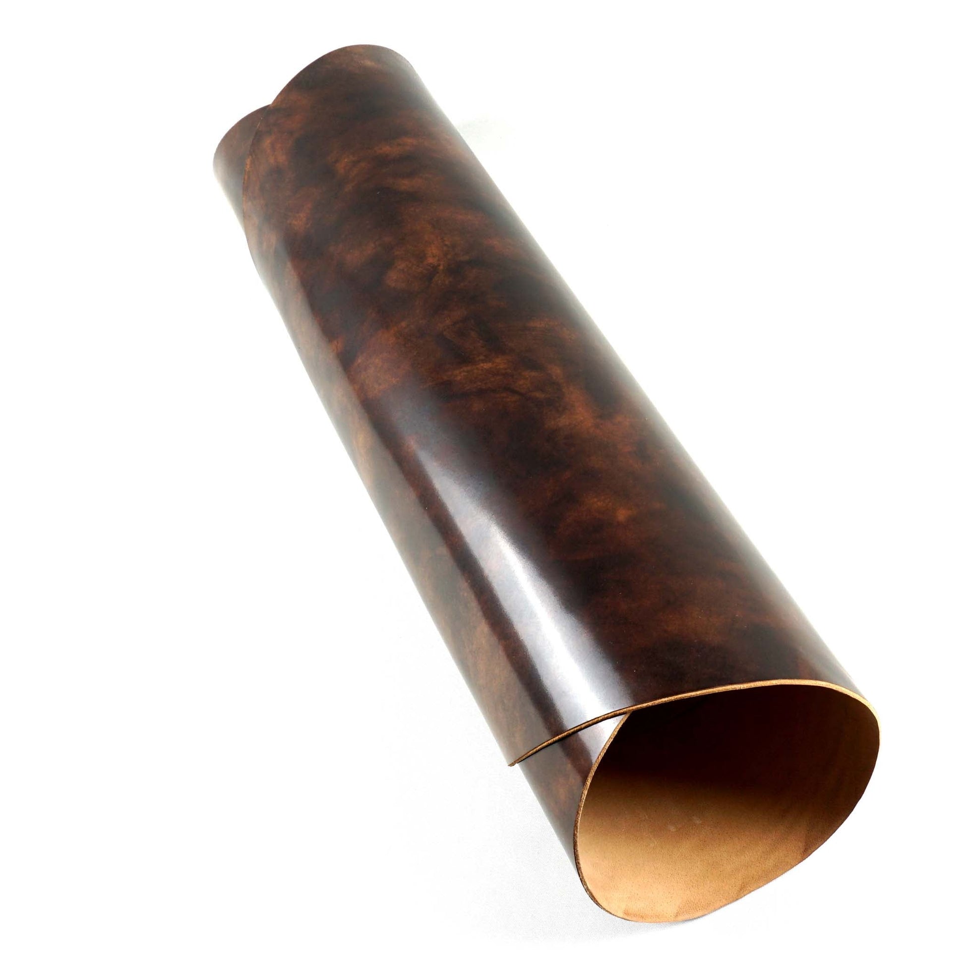 Rocado shell cordovan Museum finish color Brown rolled