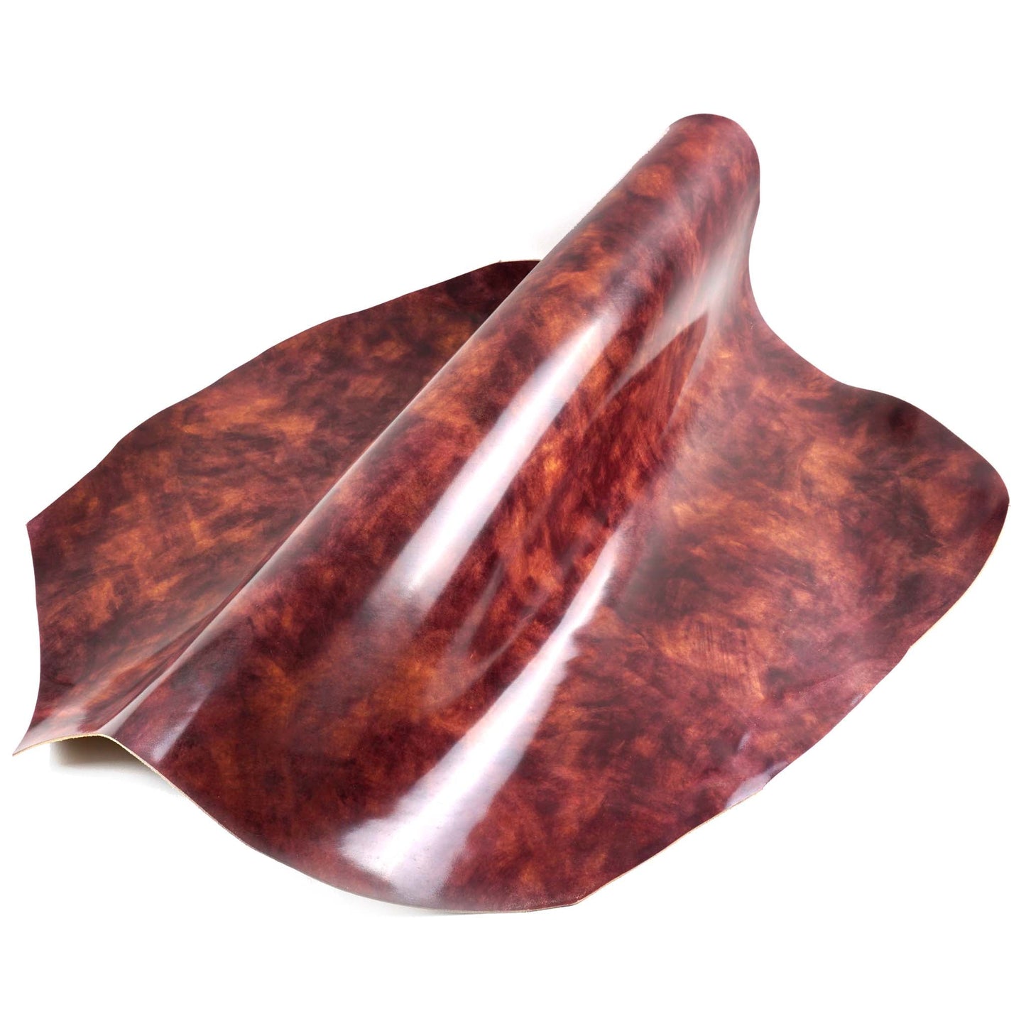 Rocado shell cordovan Museum finish color Burgundy top