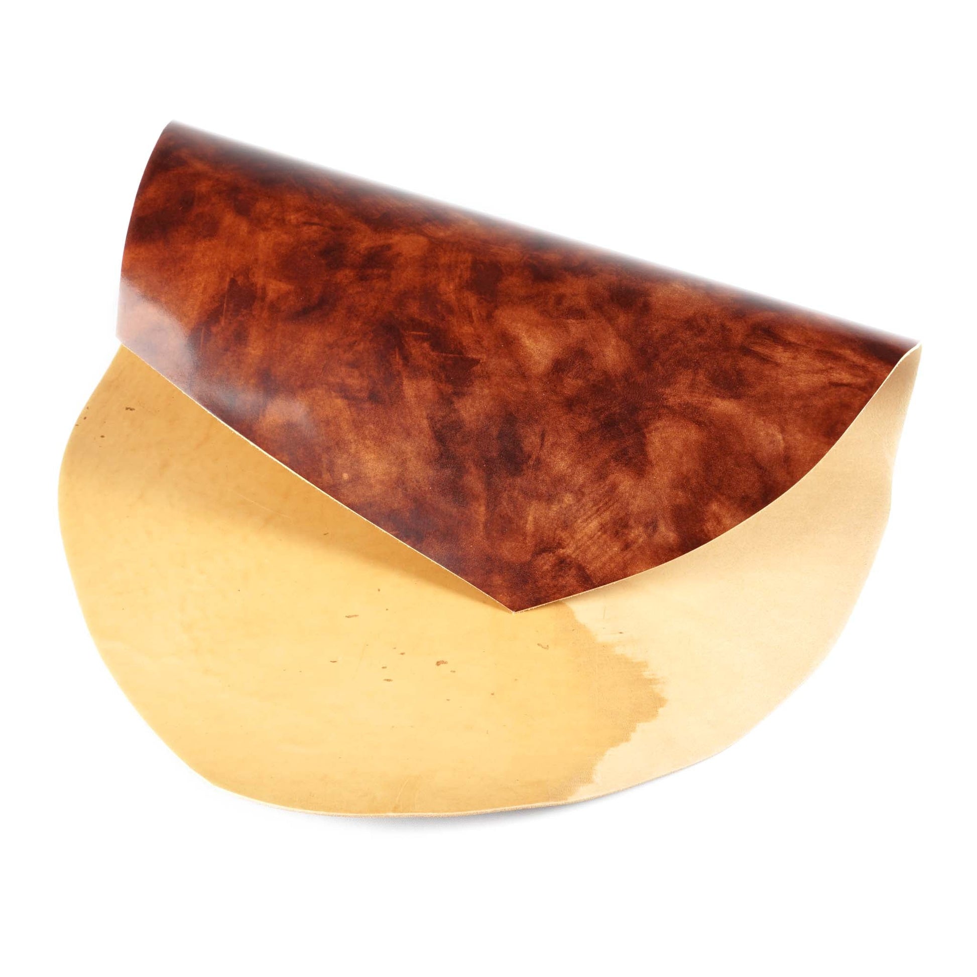 Rocado shell cordovan Museum finish color Cognac flipped