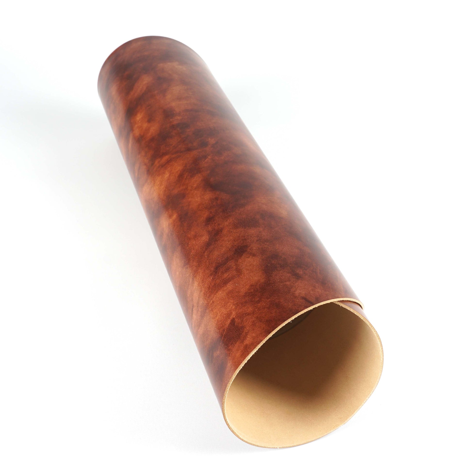 Rocado shell cordovan Museum finish color Cognac rolled