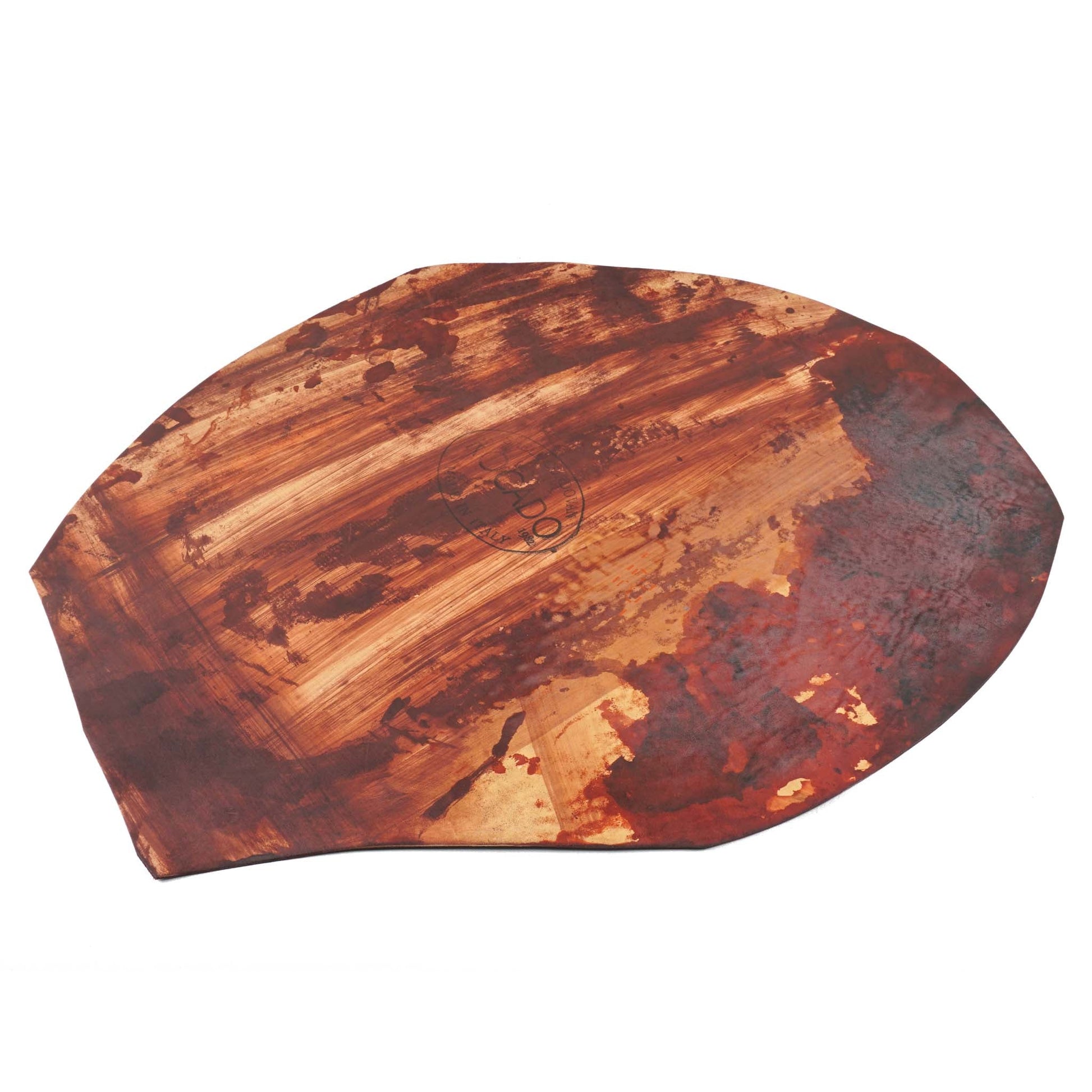 Rocado shell cordovan Marbled finish color Burgundy backside