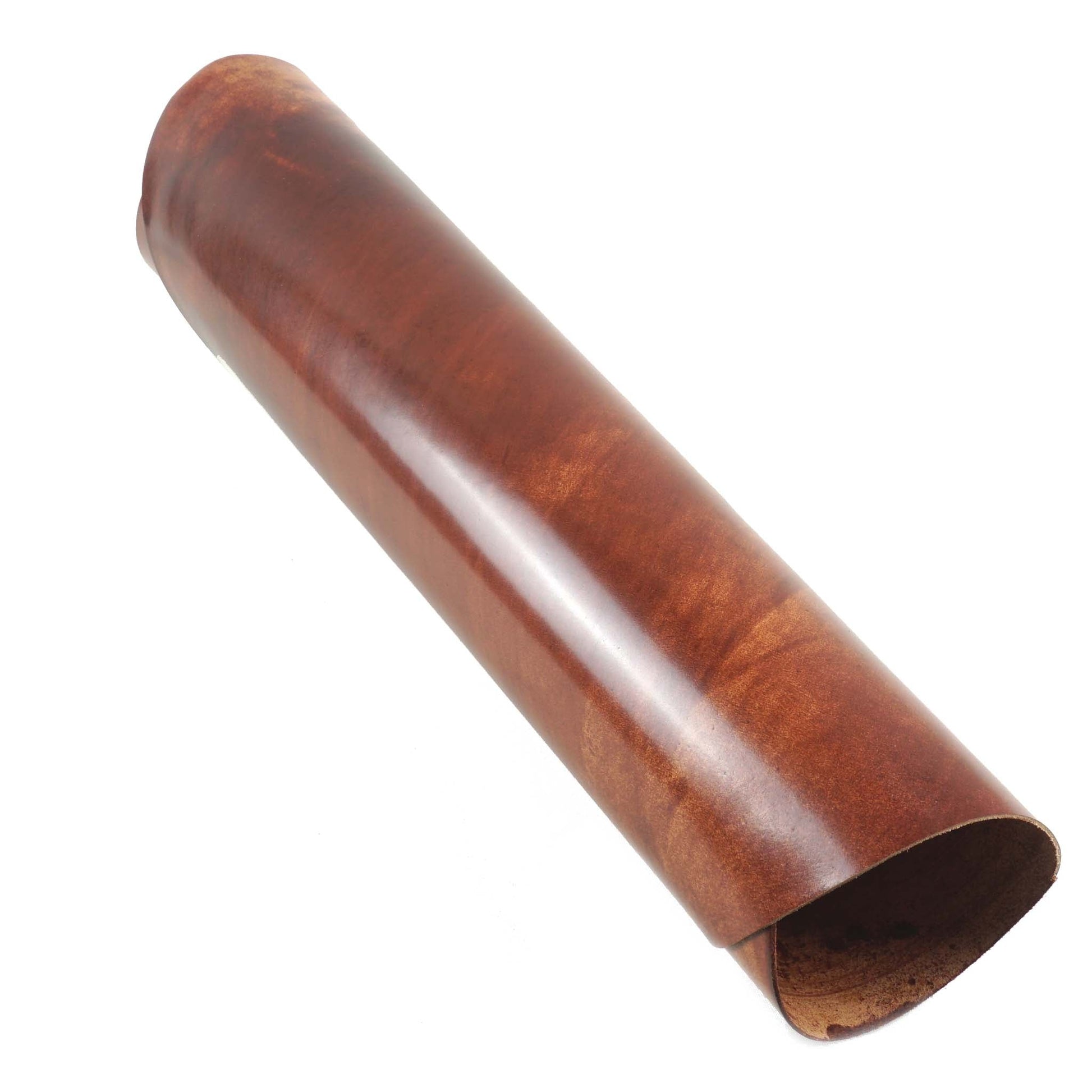 Rocado shell cordovan Marbled finish color Siena rolled
